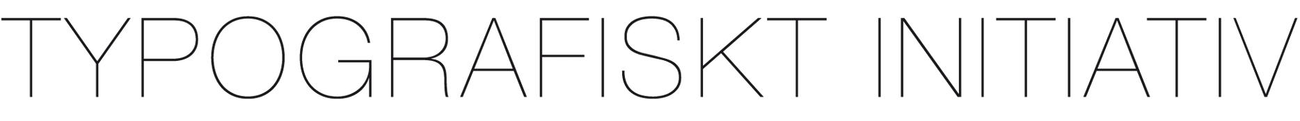TYPOGRAFISKT INITIATIV
